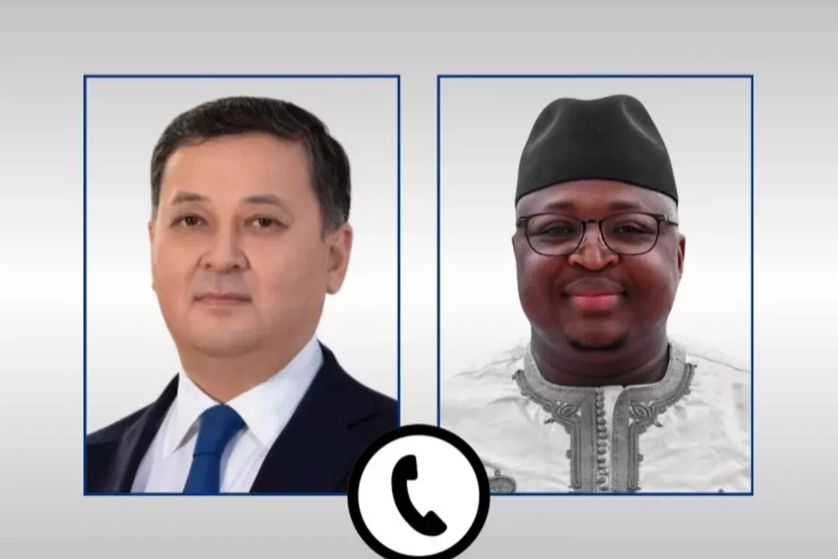 Kazakh and Sierra Leonean Foreign Ministers Discuss Cooperation in Phone Call
