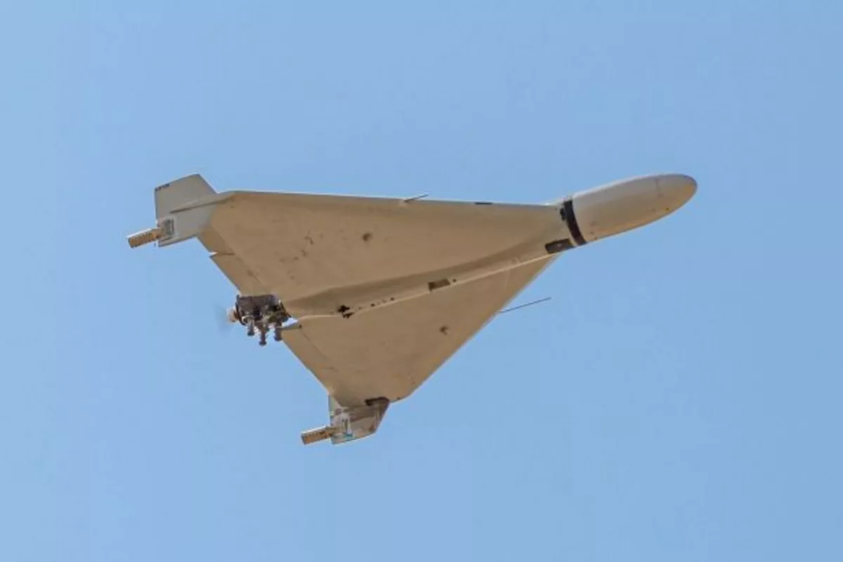 Russian Shahed Drone Strikes Building in Ukraine's Chernihiv