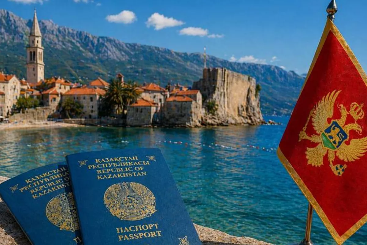 Montenegro Introduces Temporary Visa-Free Travel for Kazakh Citizens