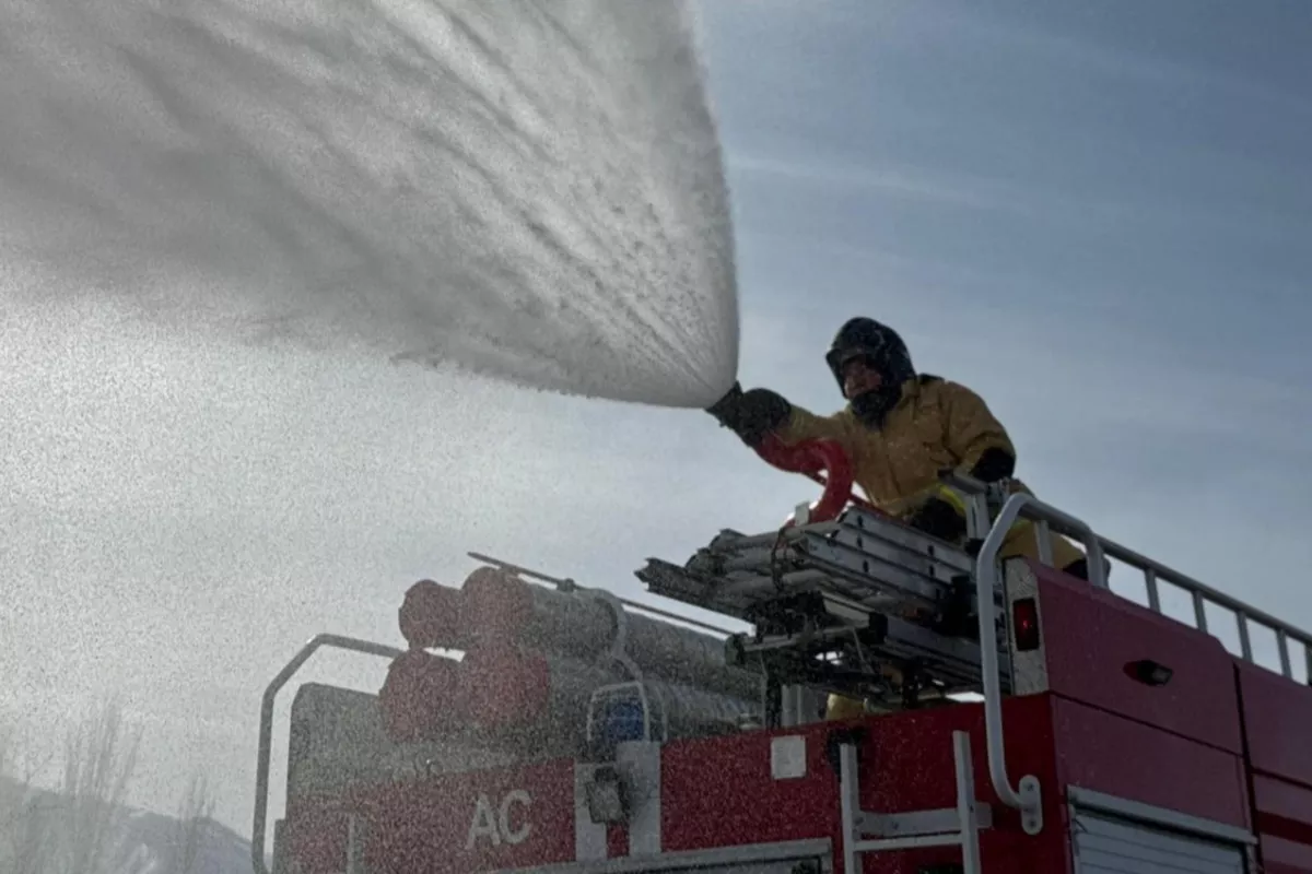 Fire Erupts in Kazakhstan's Ile-Alatau National Park