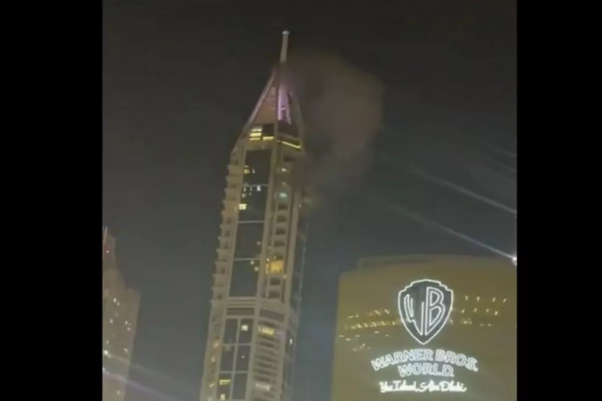 Iranian Drone Hits Dubai’s 23 Marina Tower – VIDEO