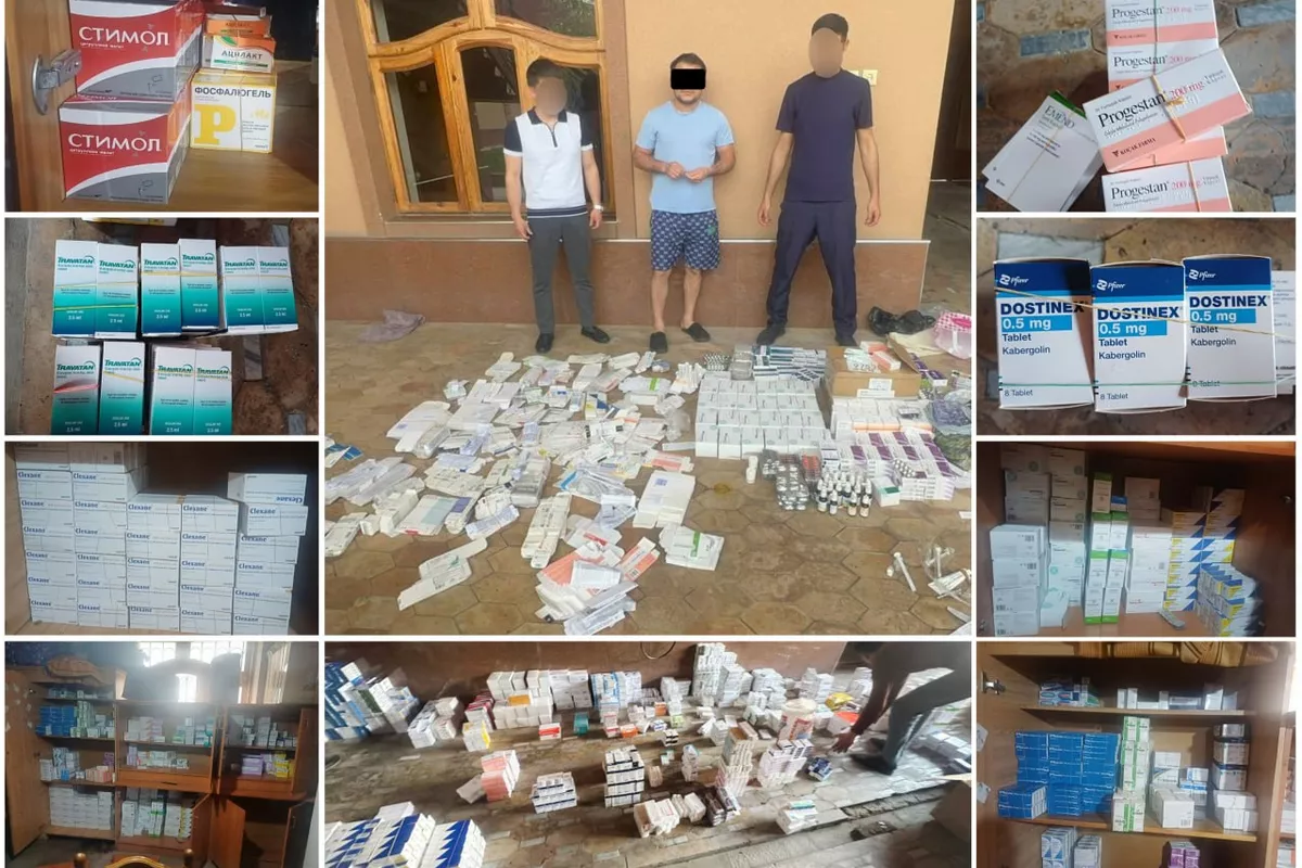 Uzbekistan Uncovers Underground Illegal Medicine Warehouse Worth Billions