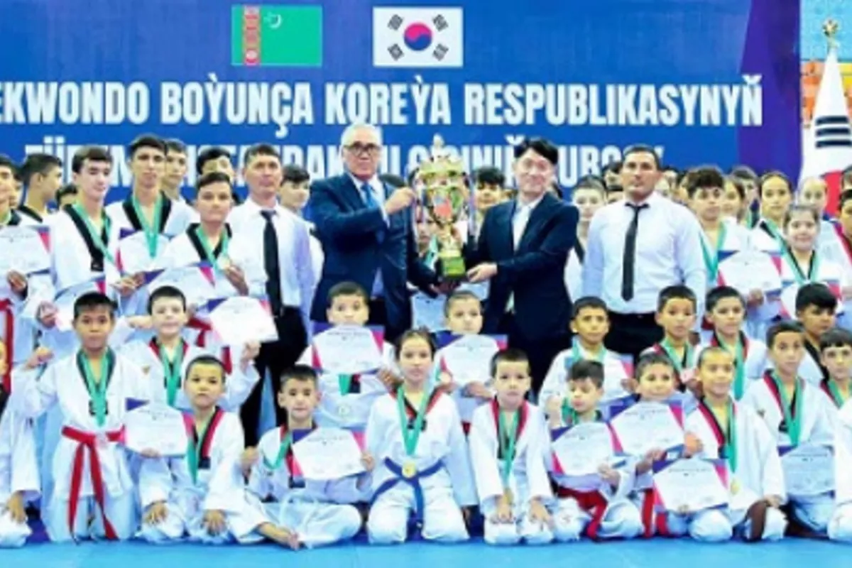 Turkmen Youth Showcase Talent at Prestigious Taekwondo Tournament