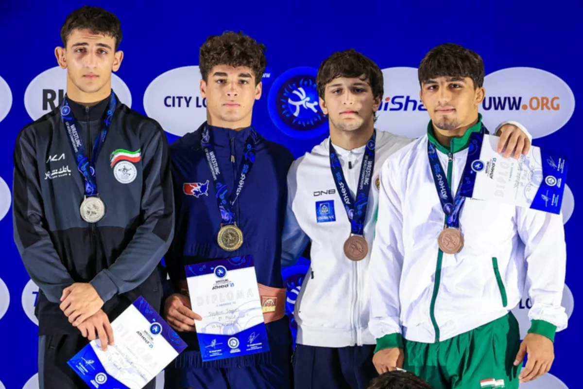 Athens Brings Bronze for Tajik young freestyle wrestler