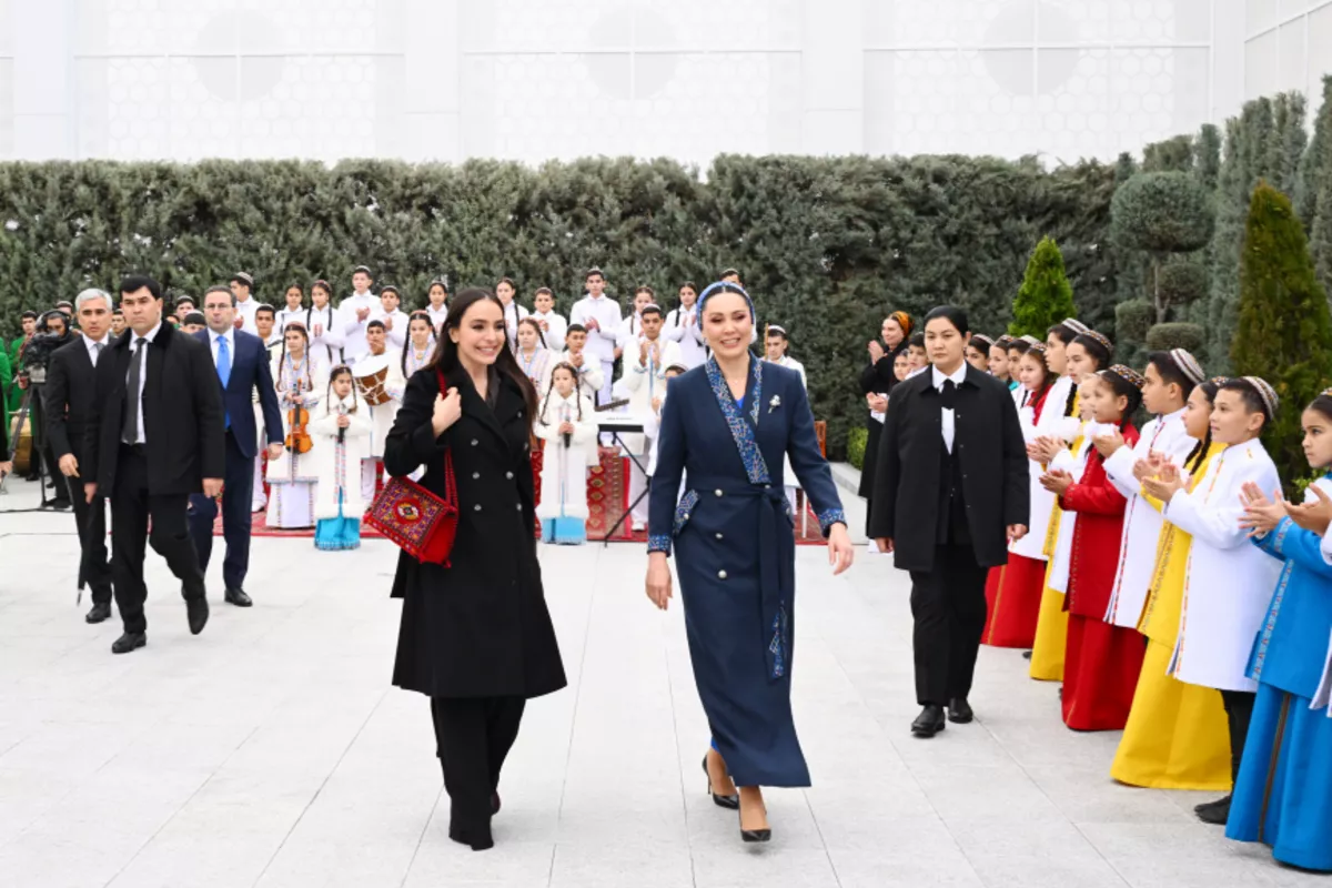 Leyla Aliyeva Joins Opening of Turkmenistan Children’s Charity