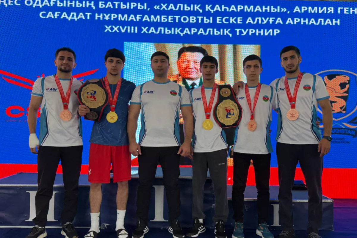 Azerbaijani Boxers Bag Five Medals at Almaty Tournament