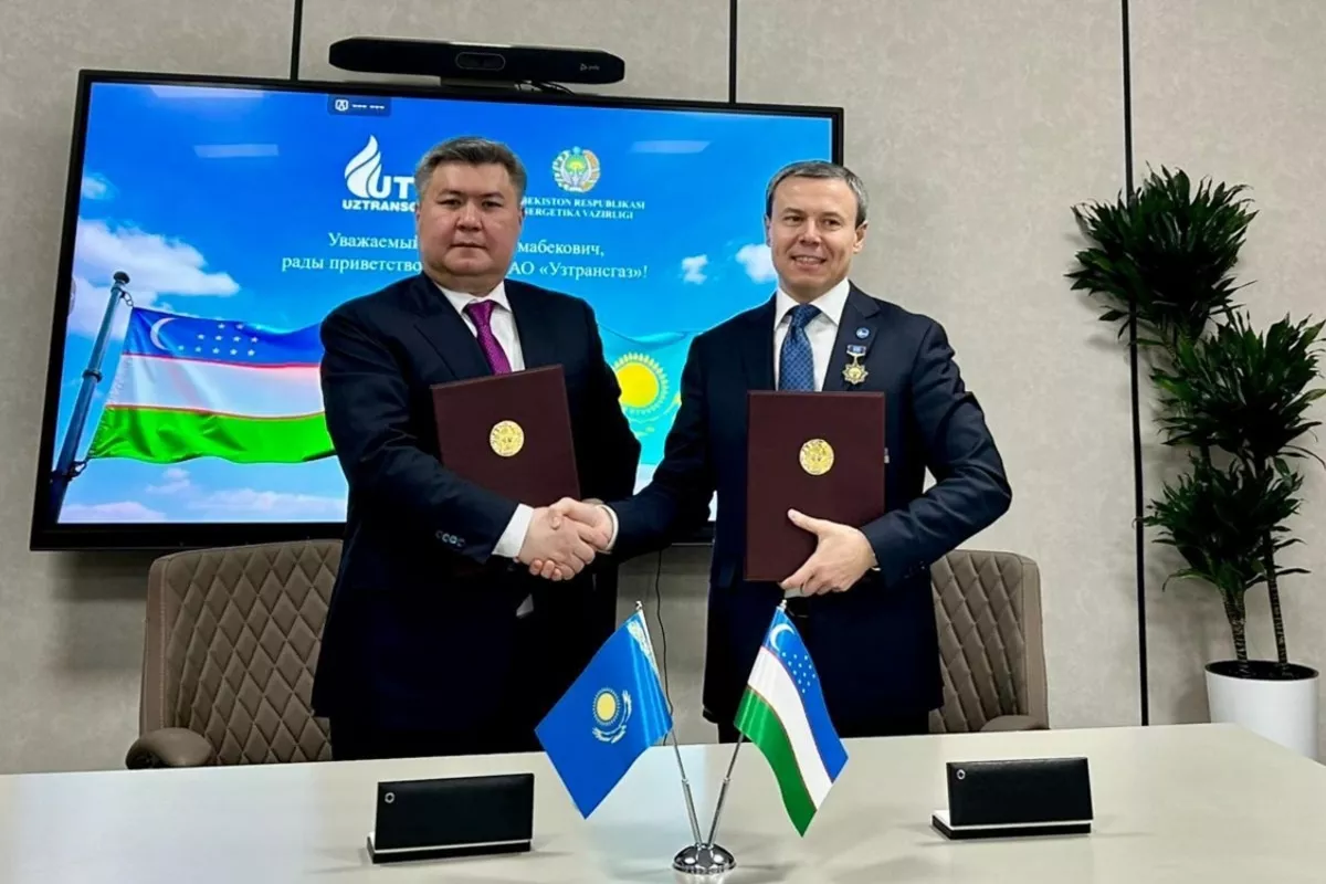 QazaqGaz, Uztransgaz Sign Gas Transit Deal Across Uzbekistan