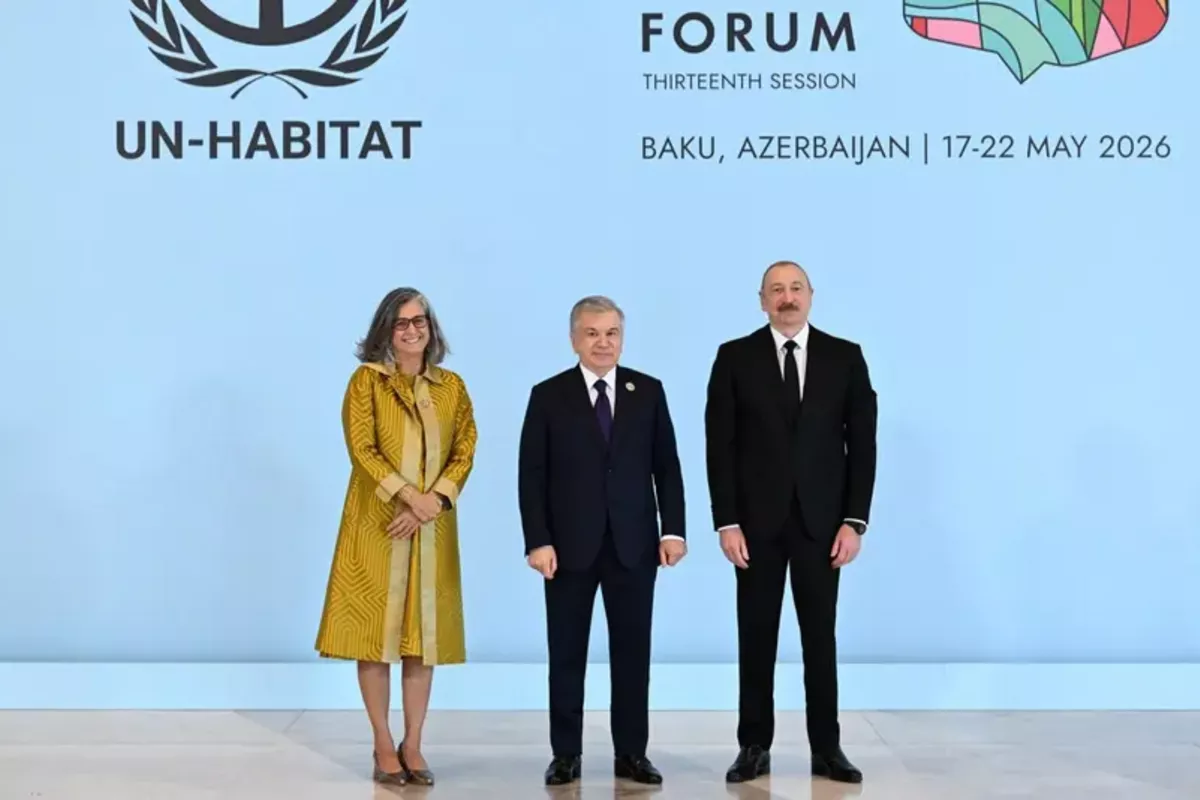 Uzbek President Joins Global Leaders at Urban Forum in Azerbaijan