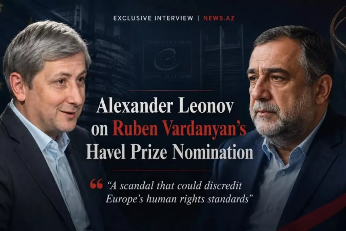 Alexander Leonov: Vardanyan’s Havel Prize Nomination Could Discredit Europe’s Human Rights Standards