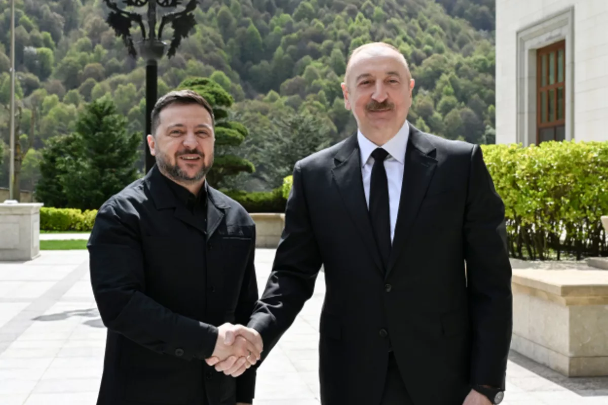 Ukraine's Zelenskyy Arrives in Azerbaijan for Working Visit - PHOTOS