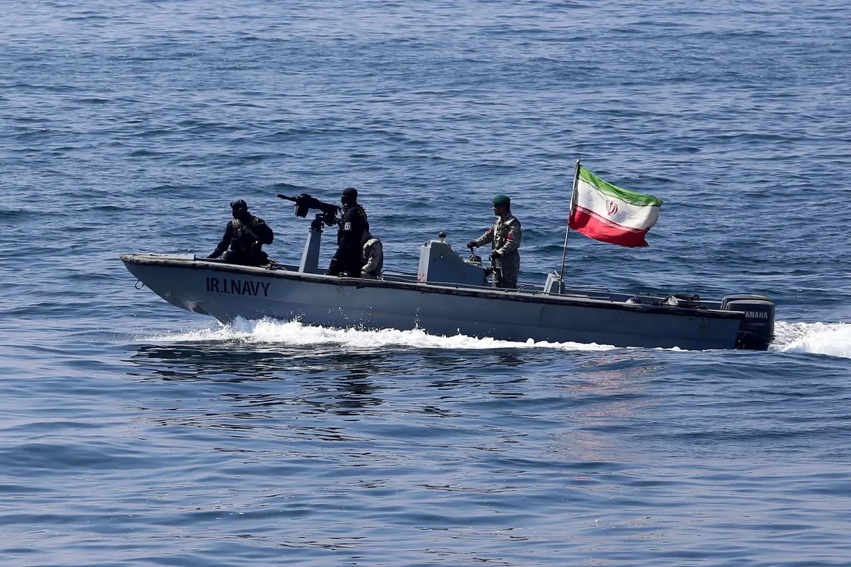 Iran Navy Says It Destroyed ‘Enemy’ Unmanned Vessel in Strait of Hormuz
