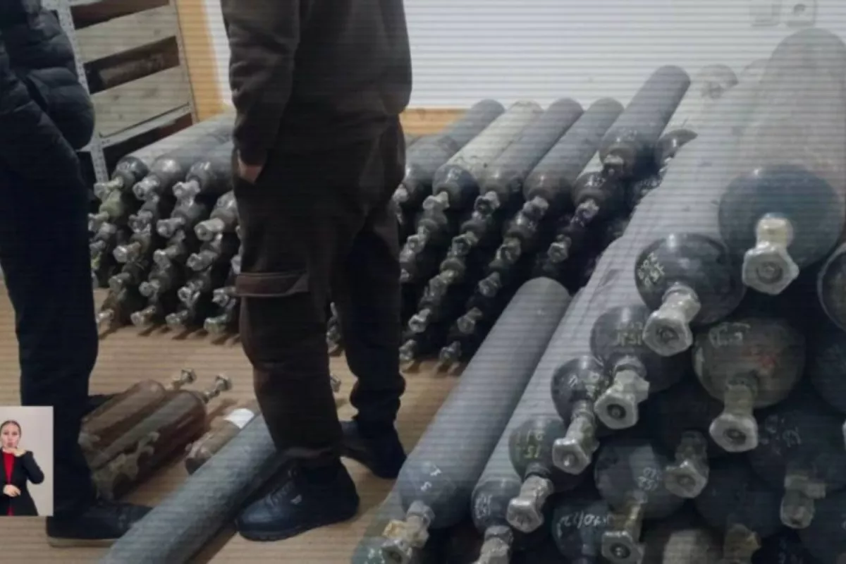 Police Bust Laughing Gas Warehouse in Kazakhstan's Shymkent