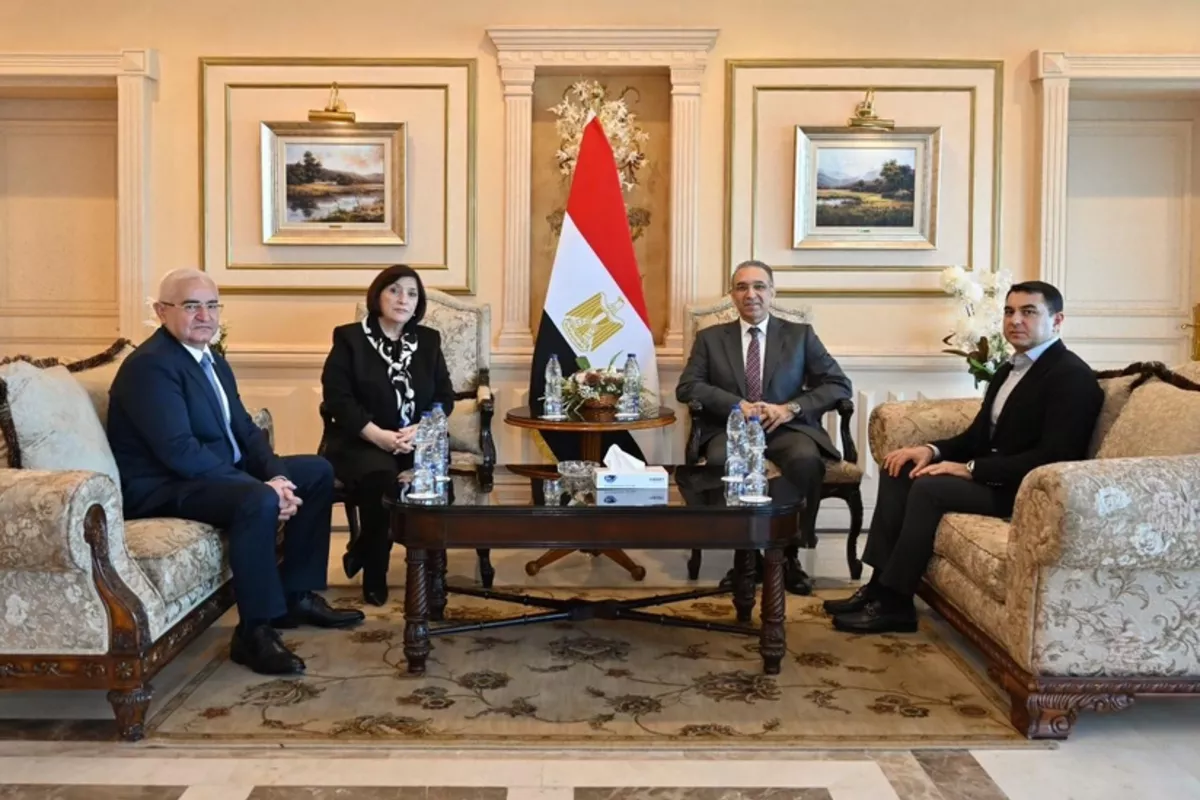 Azerbaijani Parliament Speaker Pays Working Visit to Egypt