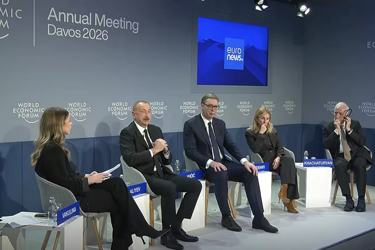 Armenia and Azerbaijan Presidents Highlight Peace at Davos