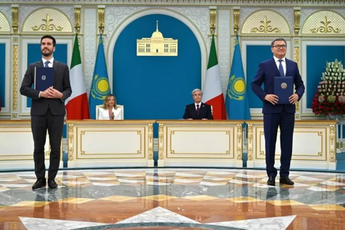 Kazakhstan and Italy Sign Series of Bilateral Agreements