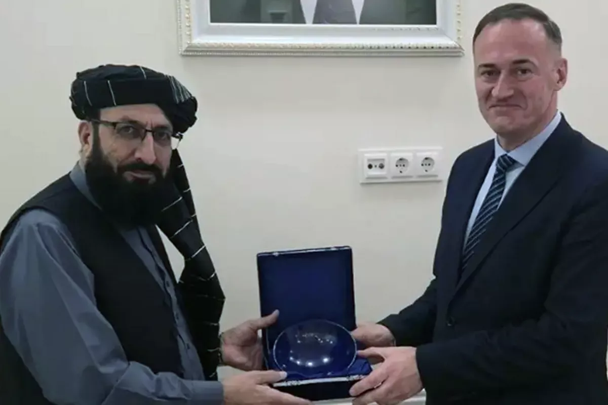 Afghan envoy meets Belarusian ambassador in Ashgabat to discuss bilateral cooperation