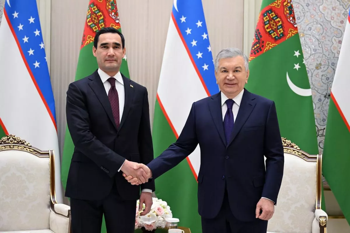 Uzbek, Turkmen Presidents Discuss Trade, Energy, and Regional Cooperation