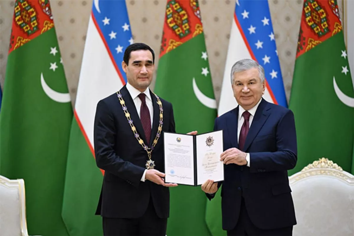 Uzbekistan Awards Turkmen Leader with Its Highest State Honor