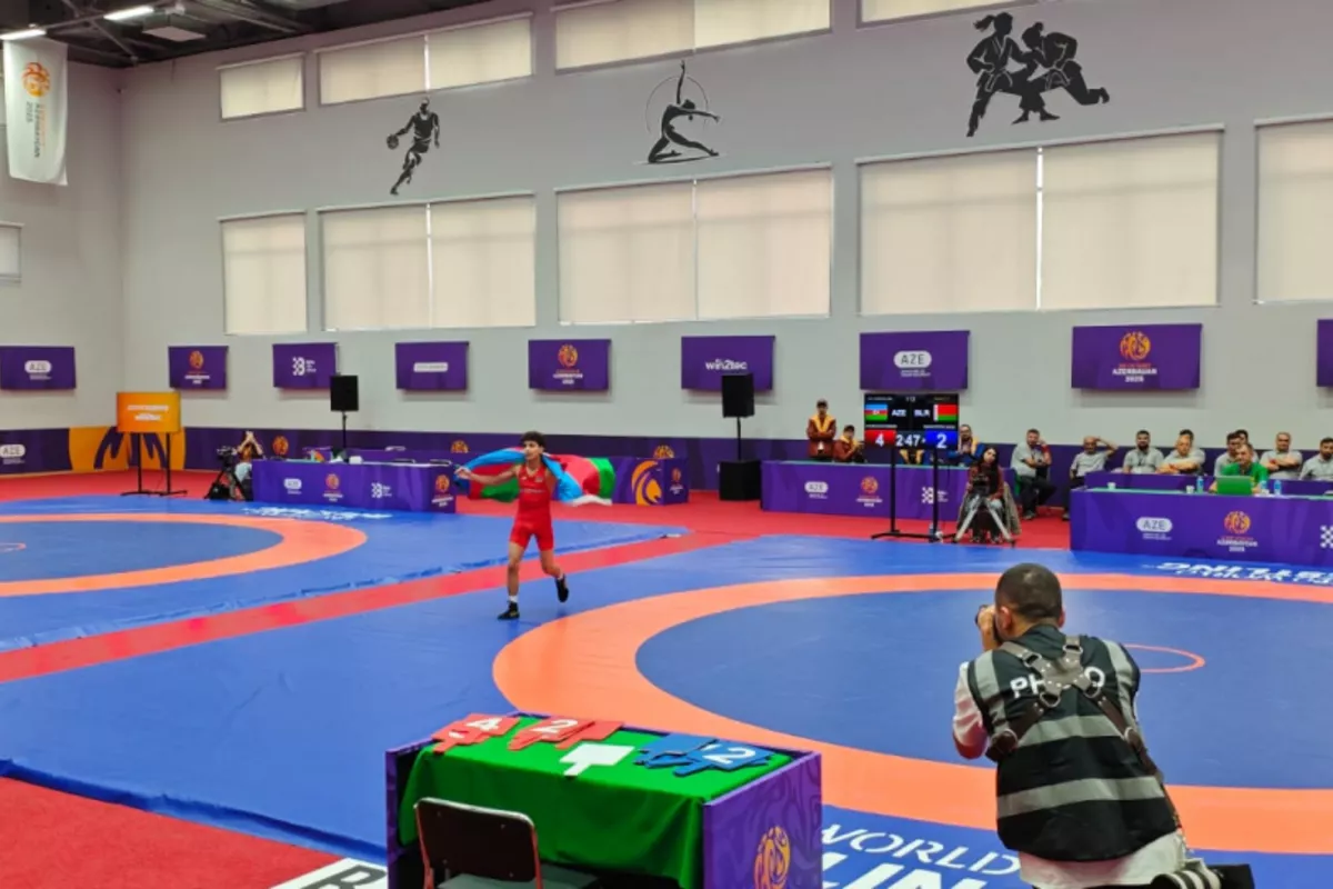 Azerbaijani Wrestlers Win Gold, Silver, and Bronze at CIS Games