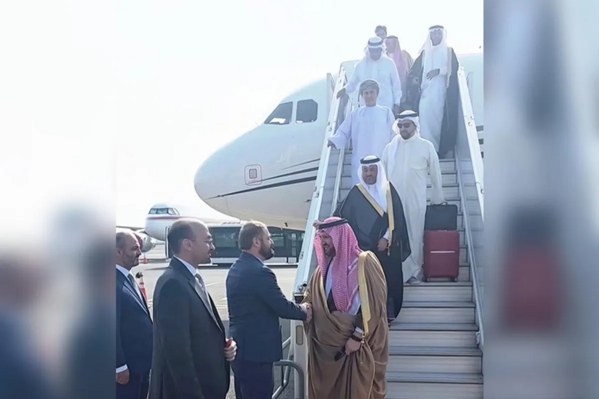 Saudi Prince Arrives in Armenia