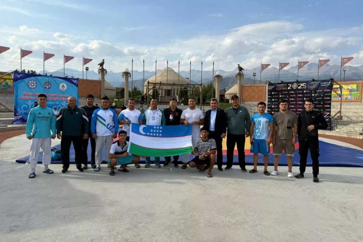 Uzbek Belt Wrestlers Secure 12 Medals at Tournament in Kyrgyzstan