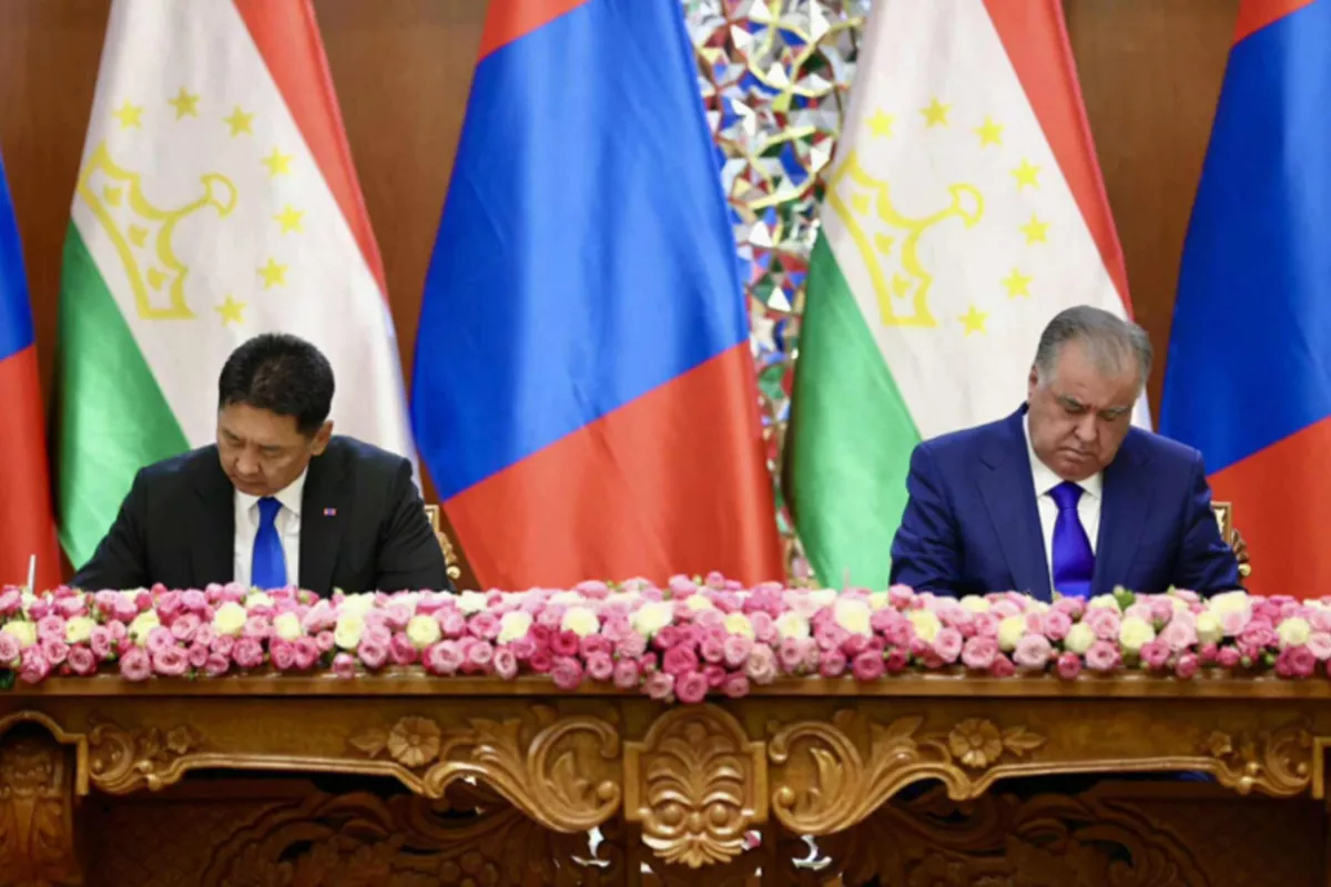 Mongolia and Tajikistan Sign Multiple Cooperation Agreements