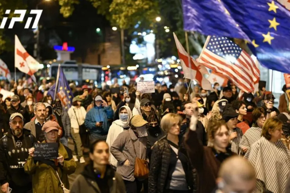 Thousands Protest in Tbilisi Over October 4-Linked Detentions