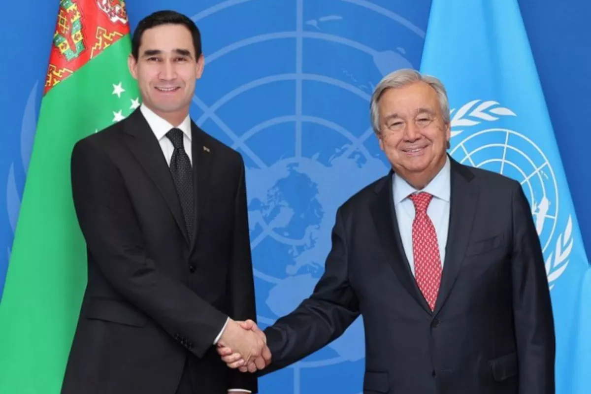 Turkmen President Sends Warm Wishes to UN on 80th Anniversary