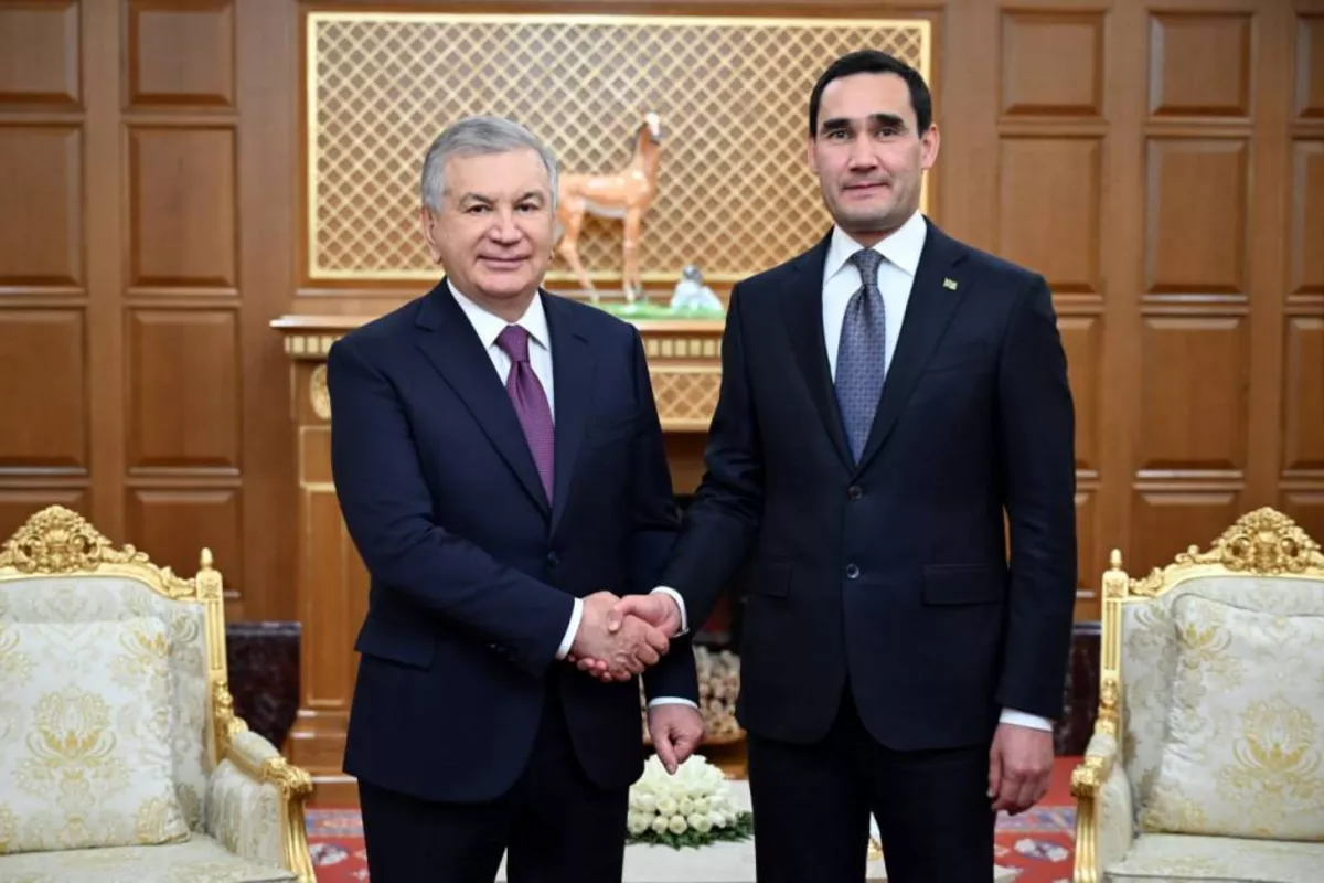 Uzbek, Turkmen Presidents Meet in Ashgabat