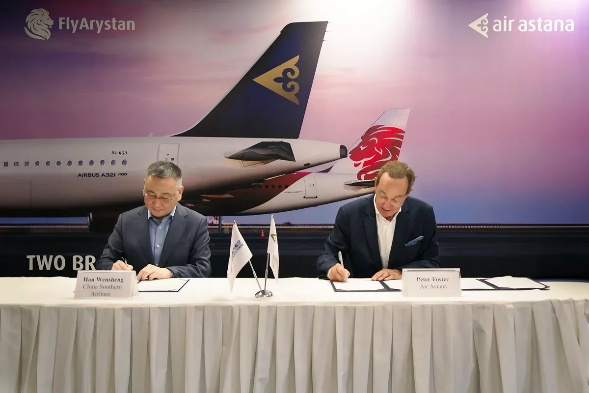 Air Astana and China Southern Sign Codeshare Agreement