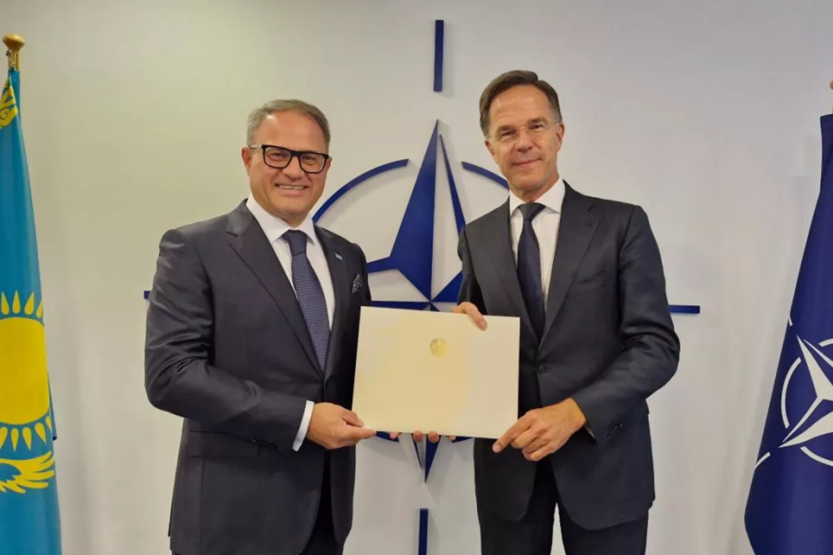 Kazakh Ambassador Presents Credentials to NATO Secretary General