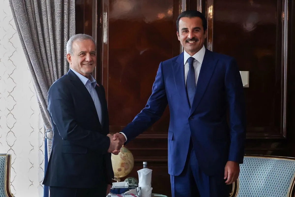 Iran, Qatar Seek Closer Economic Cooperation