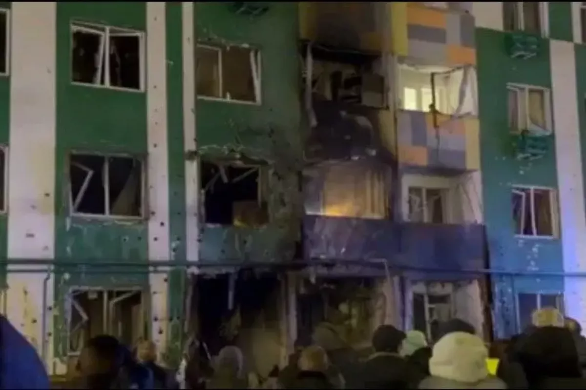 Drone Explosion Hits Russia's Tver Residential Building