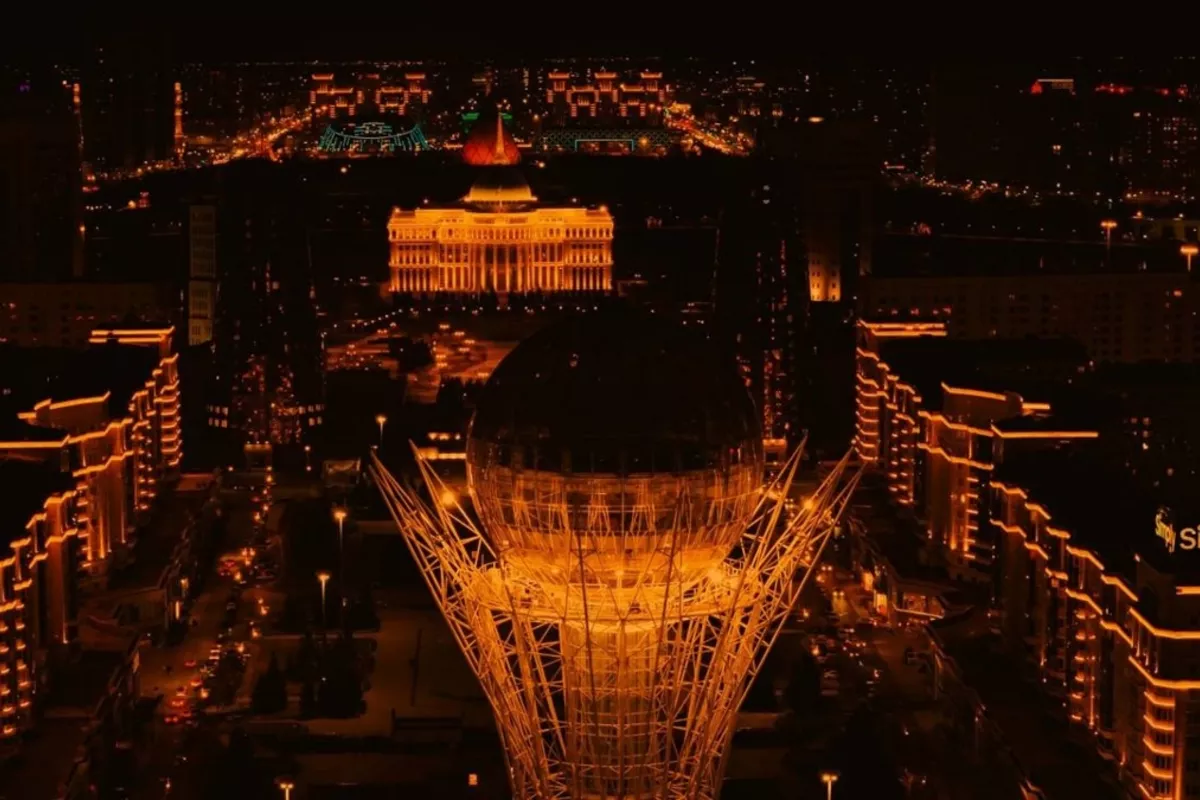 Astana Lights Up in Orange for Global Anti-Violence Campaign