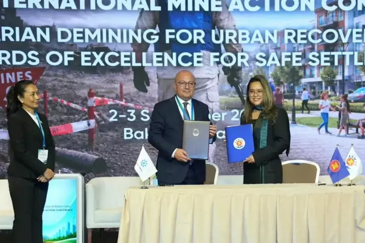 Azerbaijan and ASEAN Demining Center Sign New Cooperation Agreement