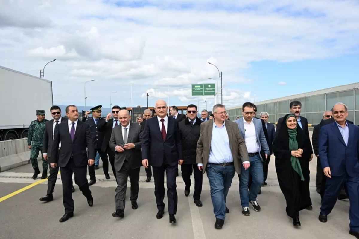 Azerbaijan, Russia, and Iran Officials Visit Key North-South Corridor Sites