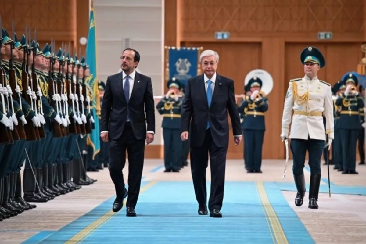 Kazakhstan Rolls Out Red Carpet for Cyprus President