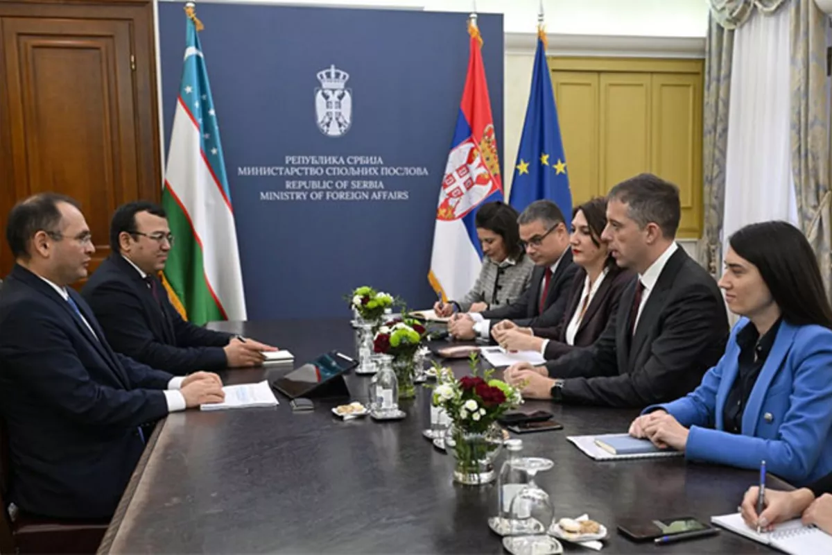 Serbia Praises Stable and Friendly Ties with Uzbekistan as Cooperation Accelerates