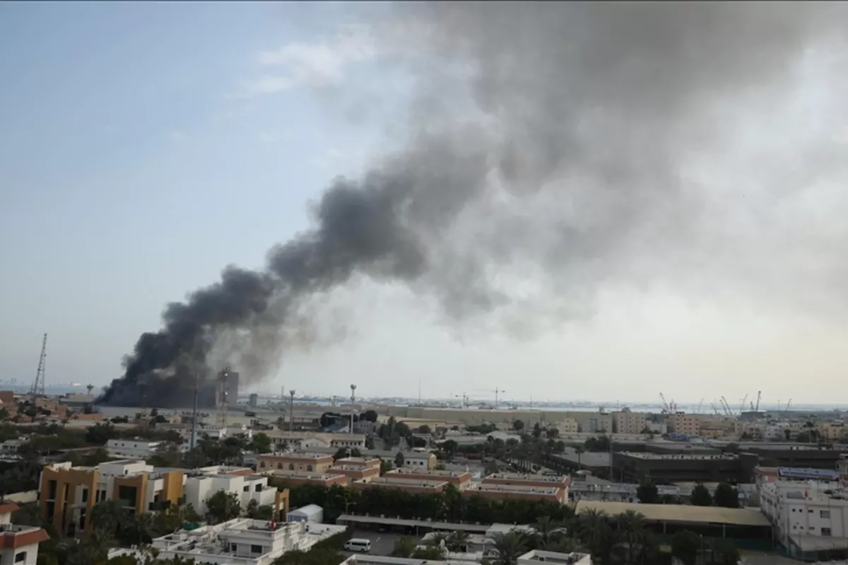 Iranian Attack Sparks Fire at Facility Near Manama, Bahrain