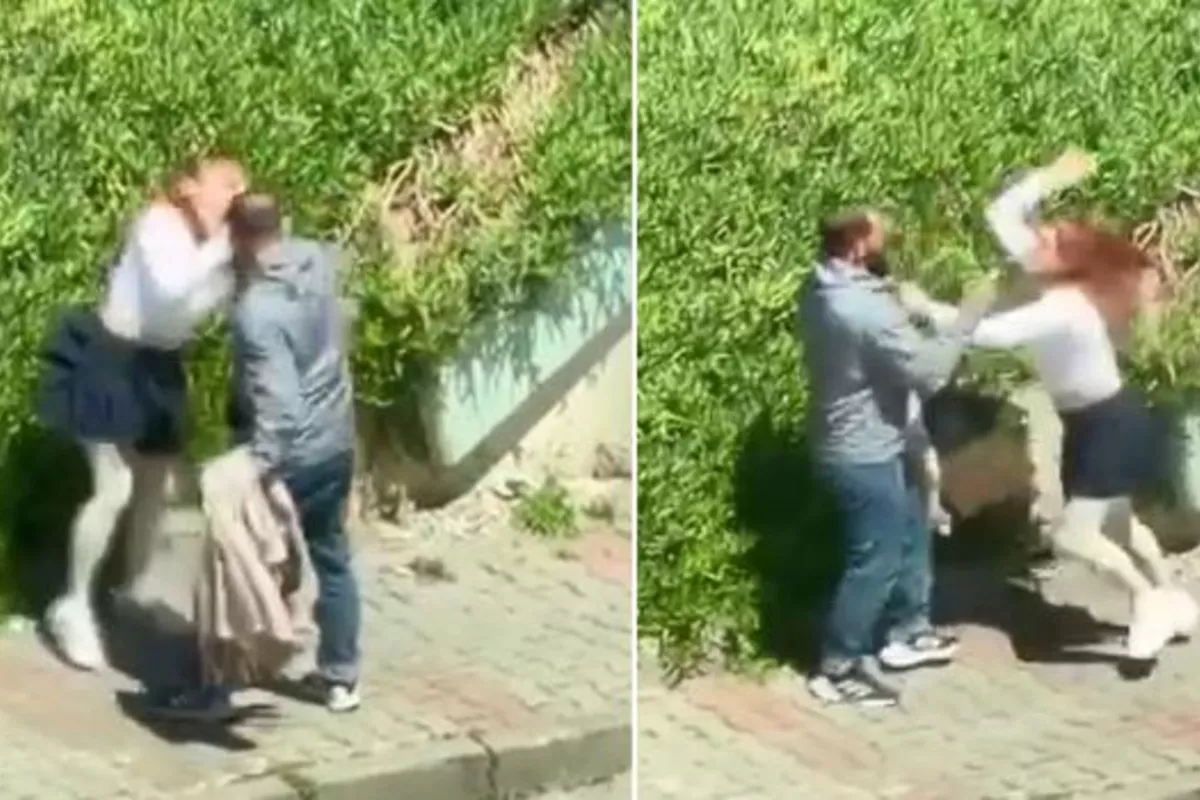 Daylight Attack: Man Assaults Woman in Türkiye's Maltepe -  VIDEO