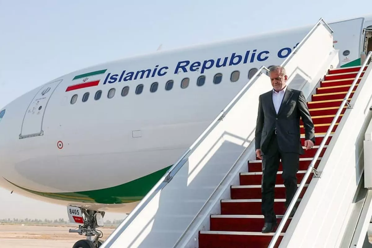 Iran President Pezeshkian Begins State Visit to Muscat