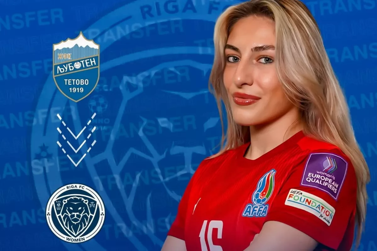 Azerbaijani Women's Football Star Joins Latvia's Riga FC Women