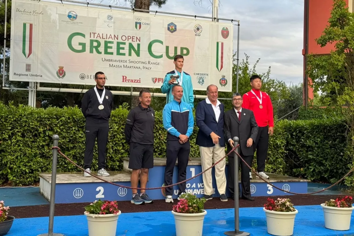 Kazakh Shooter Strikes Gold at Italian Green Cup