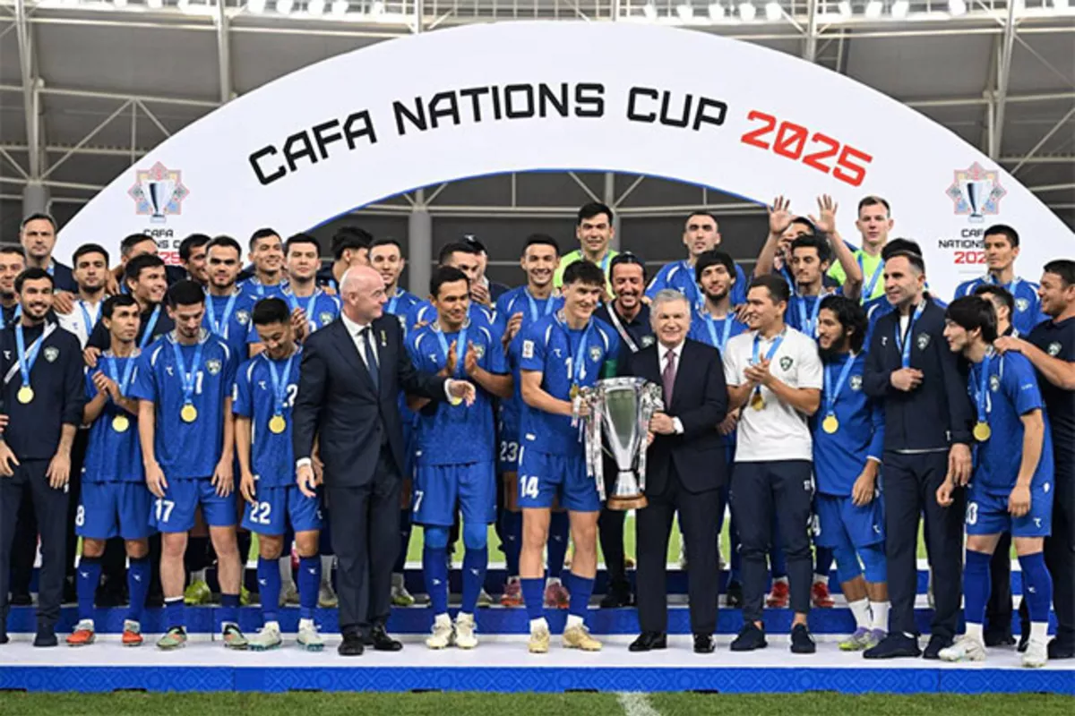 President Mirziyoyev Honors Uzbekistan’s National Team After Stunning CAFA Win