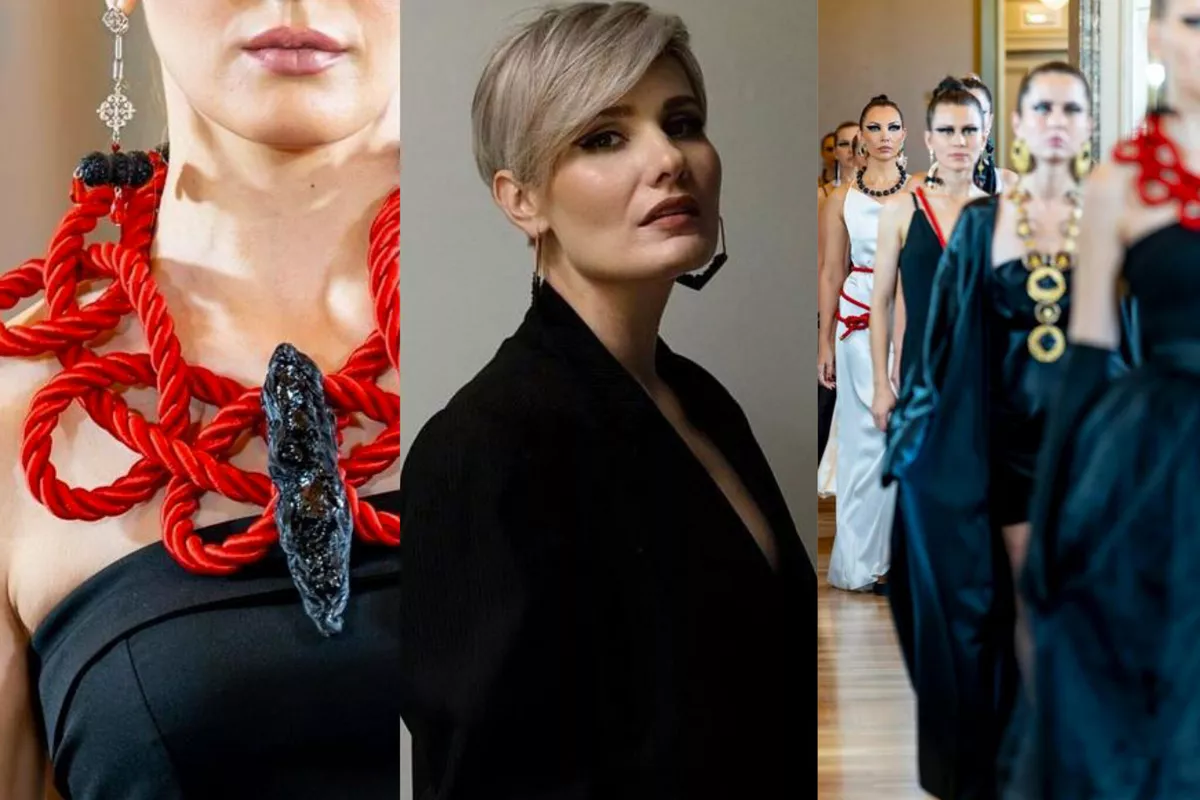 Karagandy Jewelry Brand Showcases Coal-Inspired Collection at Milan Fashion Week