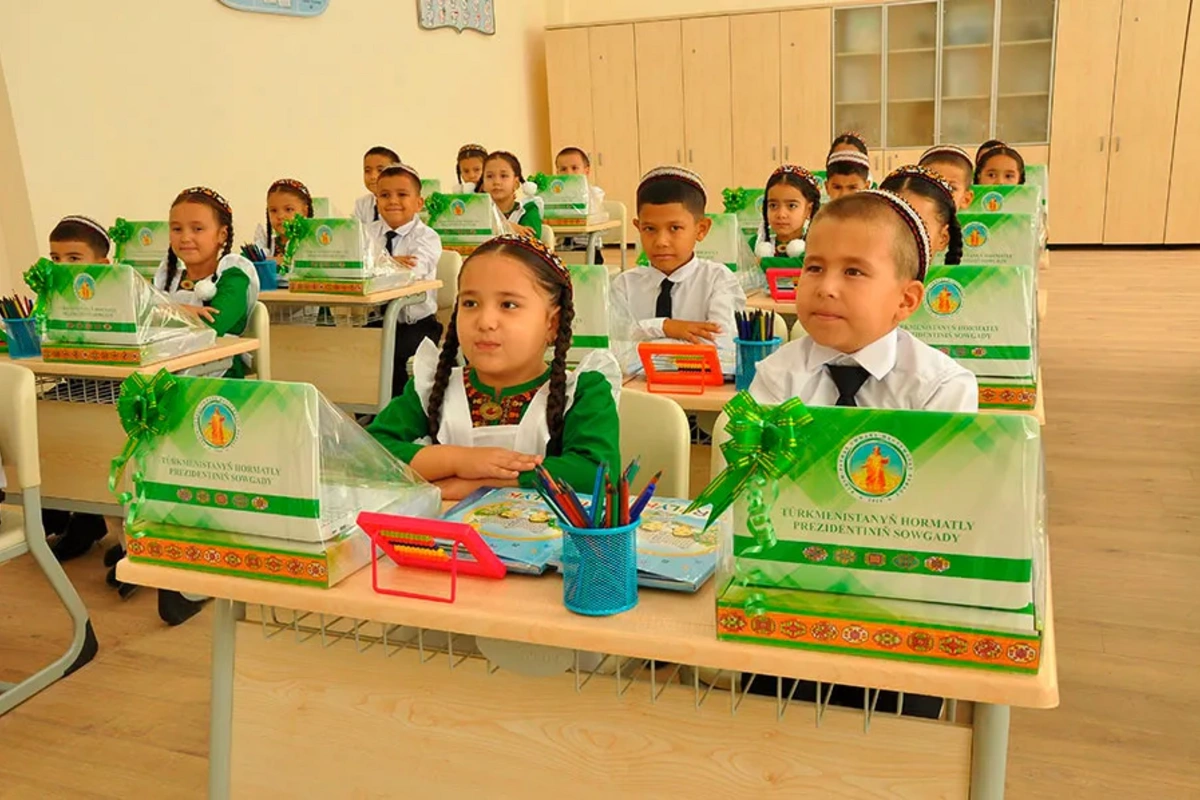 A School and Kindergarten are Being Built in a New Village in Northern Turkmenistan