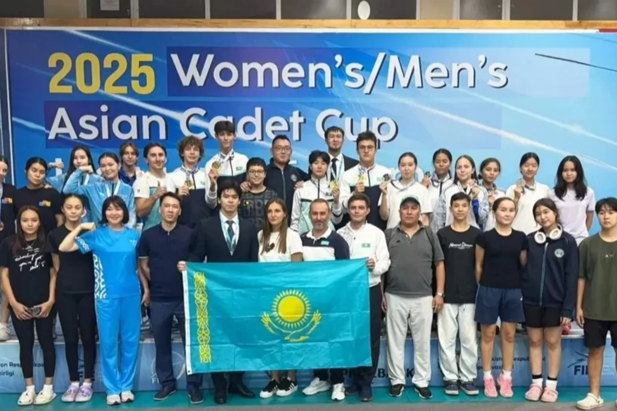 Kazakhstan’s Fencing Team Triumphs at 2025 Asian Cadet Cup