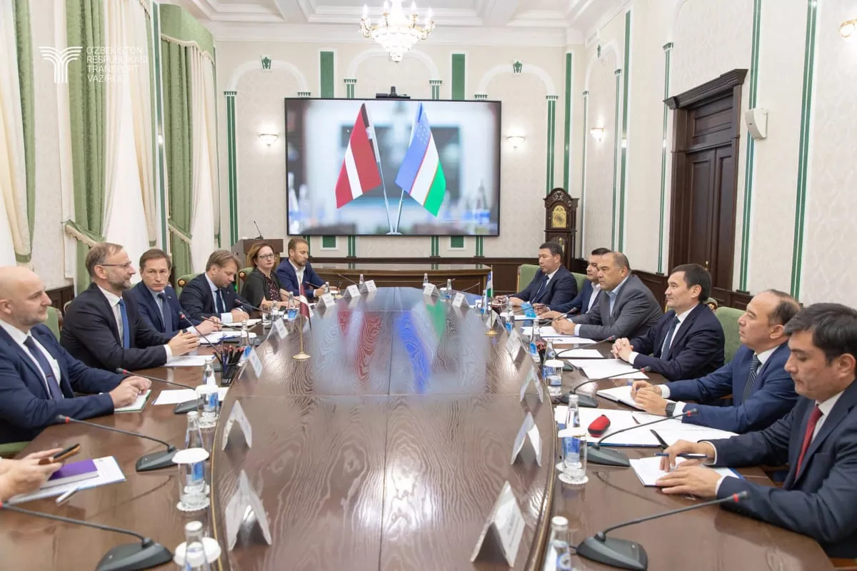 Uzbekistan, Latvia Discuss Boosting Flights and Cargo Transport
