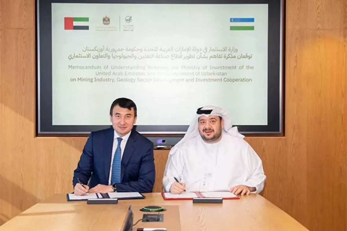 Uzbekistan, UAE Sign Deal to Boost Mining Cooperation
