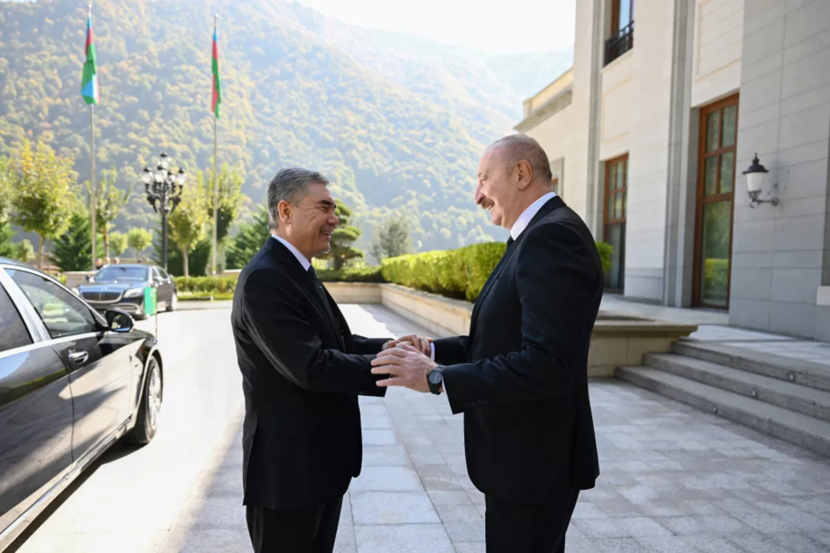 Azerbaijani Leader, Turkmen People’s Council Chairman Discuss Key Turkic States Summit in Gabala